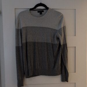 Gray Colorblock Sweater